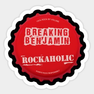 breaking benjamin ll rockaholic Sticker